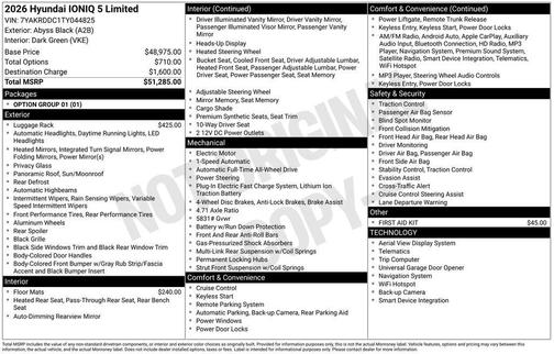 2026 Hyundai IONIQ 5 Limited