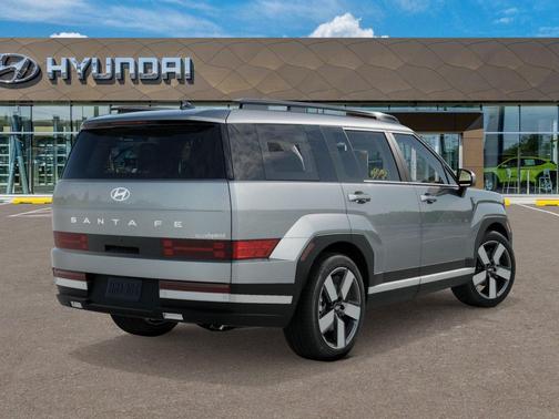 Shimmering Silver 2026 Hyundai SANTA FE HEV Limited