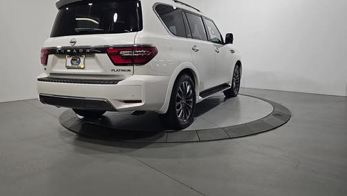 Aspen White Tricoat 2023 Nissan Armada Platinum