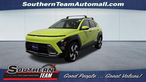 Yellow 2024 Hyundai KONA Limited