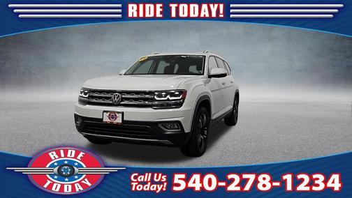 Pure White 2019 Volkswagen Atlas SEL