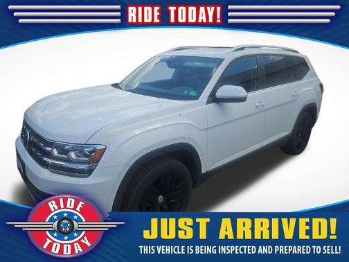 Pure White 2019 Volkswagen Atlas 3.6L SEL