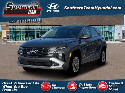 Amazon Gray 2026 Hyundai TUCSON Hybrid Blue SE