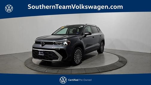 Platinum Gray Metallic 2025 Volkswagen Taos 1.5T SE