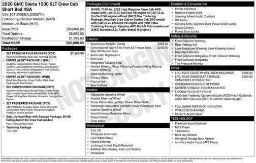 2020 GMC Sierra 1500 SLT