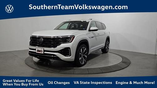 Opal White 2026 Volkswagen Atlas 2.0T SEL Premium R-Line