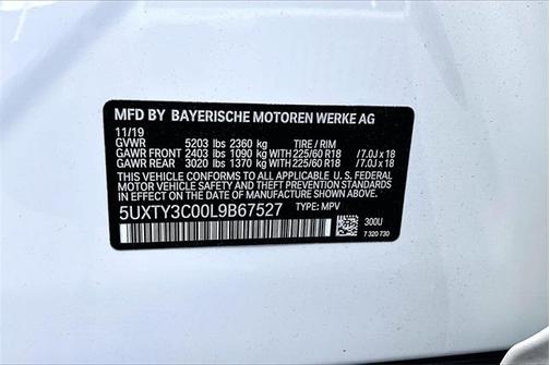 2020 BMW X3 sDrive30i