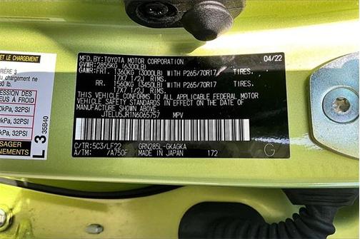 2022 Toyota 4Runner TRD Pro