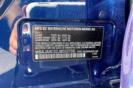 2018 BMW 530e iPerformance