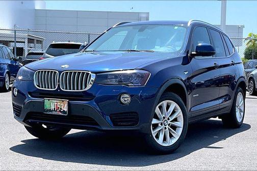 Deep Sea Blue Metallic 2016 BMW X3 sDrive28i