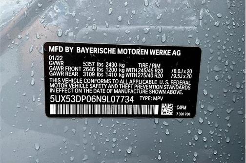 2022 BMW X3 xDrive30i