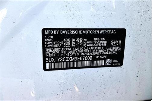 2021 BMW X3 sDrive30i