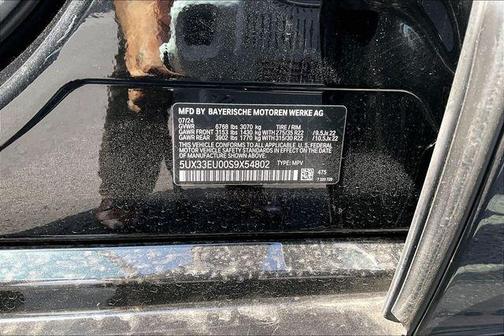 Black Sapphire Metallic 2025 BMW X5 M60i