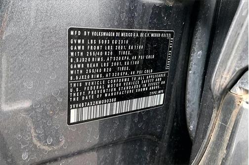 2022 Volkswagen Tiguan 2.0T SEL R-Line 4MOTION