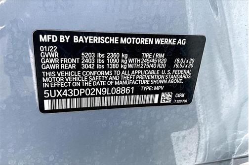 2022 BMW X3 sDrive30i