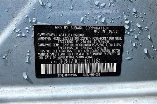 2018 Subaru Crosstrek 2.0i Premium