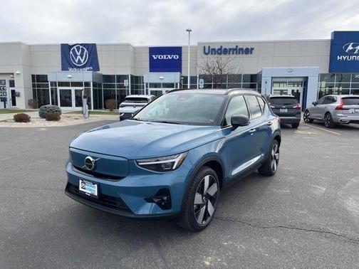 Blue Metallic 2024 Volvo XC40 Recharge Pure Electric Plus