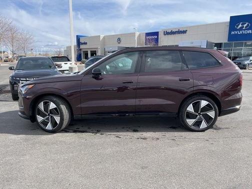 Mulberry Metallic 2025 Volvo EX90 Twin Motor Performance Ultra 6-Seater