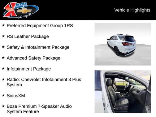 Iridescent Pearl Tricoat 2024 Chevrolet Equinox RS