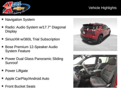 2026 Chevrolet Traverse AWD RS