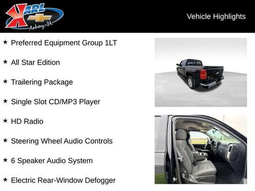 Black 2018 Chevrolet Silverado 1500 1LT