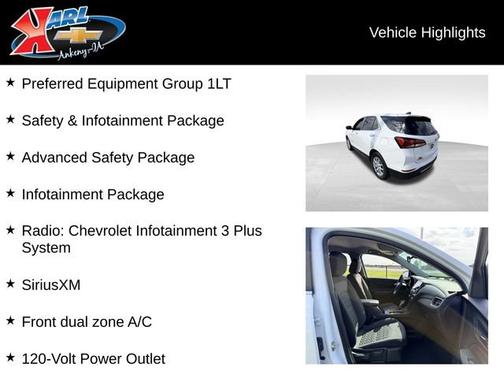 Summit White 2024 Chevrolet Equinox 1LT