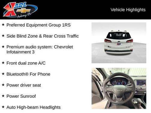 Summit White 2023 Chevrolet Equinox RS