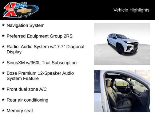 2025 Chevrolet Traverse AWD RS