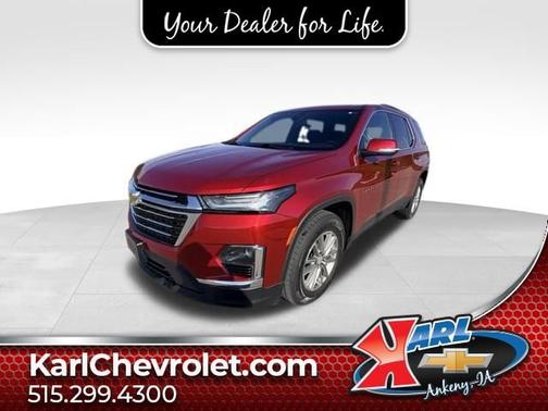 Radiant Red Tintcoat 2023 Chevrolet Traverse LT Cloth