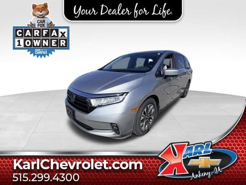 Silver 2022 Honda Odyssey EX-L