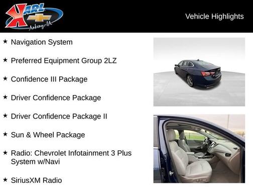 Northsky Blue Metallic 2019 Chevrolet Malibu Premier