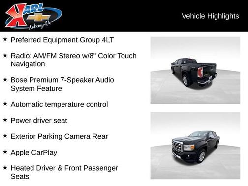 Onyx Black 2016 GMC Canyon SLT