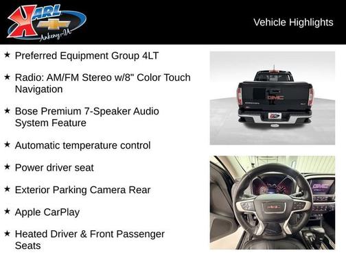 Onyx Black 2016 GMC Canyon SLT