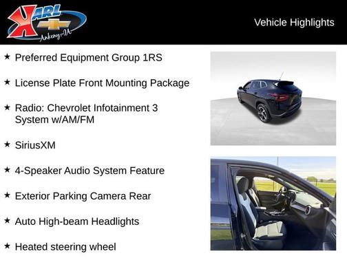 Mosaic Black Metallic 2024 Chevrolet Trax 1RS