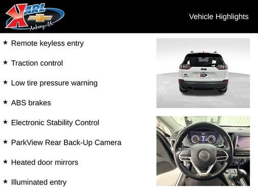 Bright White Clearcoat 2020 Jeep Cherokee Upland