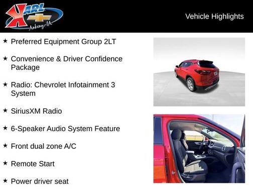 Red Hot 2022 Chevrolet Blazer LT