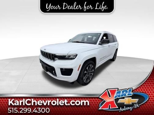 Bright White Clearcoat 2022 Jeep Grand Cherokee L Overland