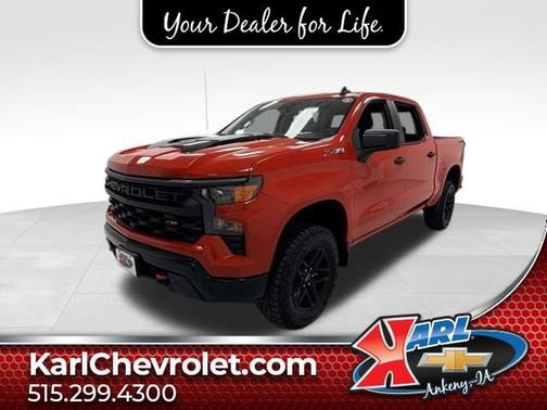 Red Hot 2022 Chevrolet Silverado 1500 Custom Trail Boss