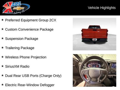 Red Hot 2022 Chevrolet Silverado 1500 Custom Trail Boss