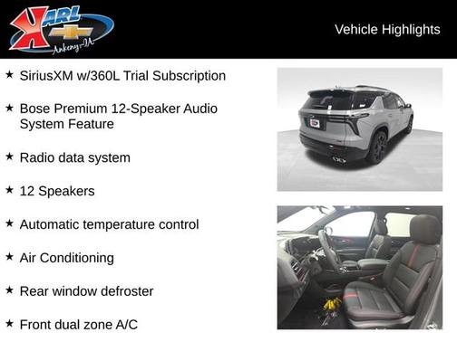 2026 Chevrolet Traverse AWD RS