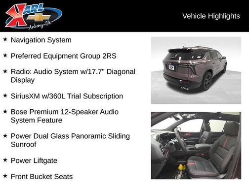2026 Chevrolet Traverse AWD RS