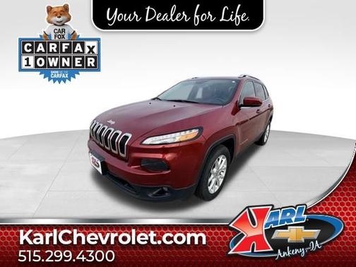 Deep Cherry Red Crystal Pearlcoat 2017 Jeep Cherokee Latitude