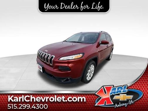 Deep Cherry Red Crystal Pearlcoat 2017 Jeep Cherokee Latitude