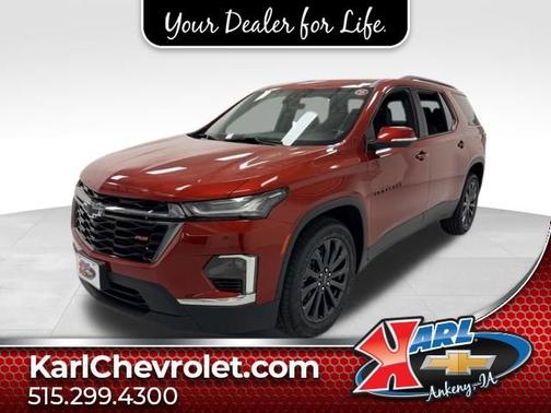 Radiant Red Tintcoat 2023 Chevrolet Traverse RS