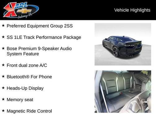 Black 2019 Chevrolet Camaro 2SS