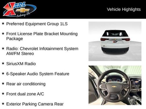 Summit White 2024 Chevrolet Traverse Limited LS