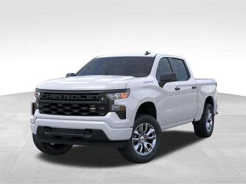 Summit White 2026 Chevrolet Silverado 1500 Custom