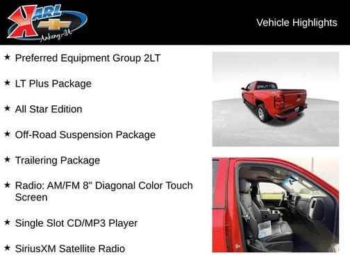 Red Hot 2018 Chevrolet Silverado 1500 2LT
