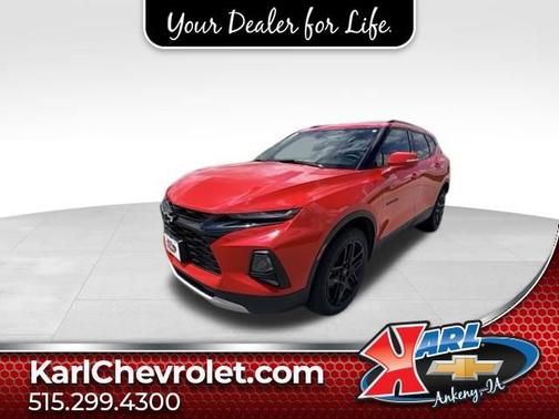 Red Hot 2022 Chevrolet Blazer LT