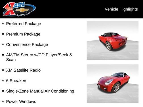 2007 Pontiac Solstice 2DR CONV